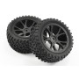 Ruedas buggy 1/10 traseras (cuboid / 10 radios negros) en Ruedas RC de Hobbyteam