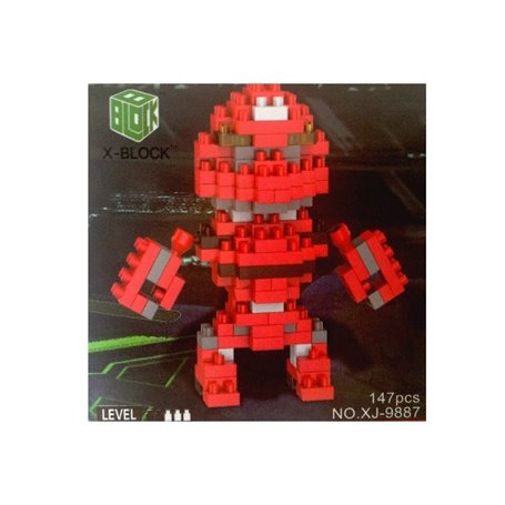 COCHE ROBOT VILLANO X-BLOCK 4 MM