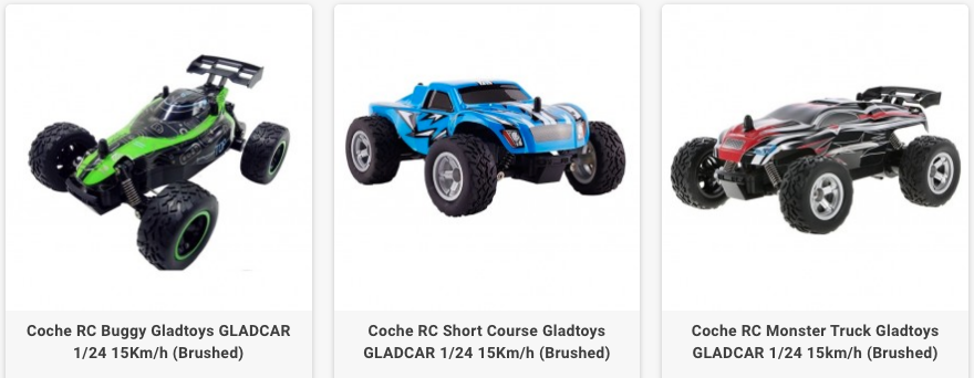 Los mejores coches teledirigidos para niños son los GLADCARS de Gladtoys.