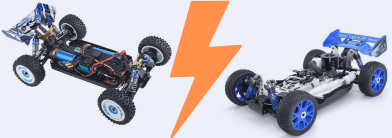 Diferencias entre coche RC electricos y de gasolina