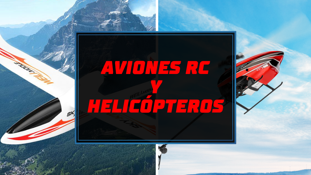 ¿Cuáles son las similitudes y diferencias de Helicóptero RC o avión RC?