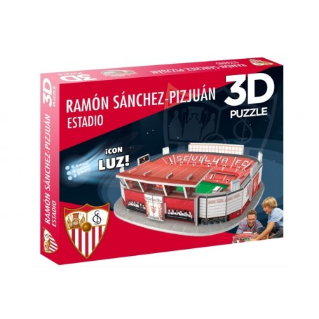 puzzle 3d de estadio de futbol