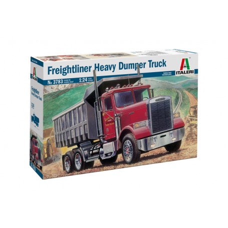 imagen de Freightliner Heavy Dumper Truck, una de las maquetas de camiones para montar para adultos