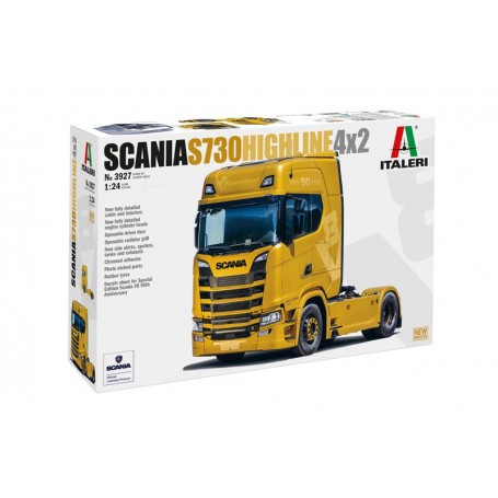 Scania S730 Highline 4x2, es una maqueta de camión para pintar y construir