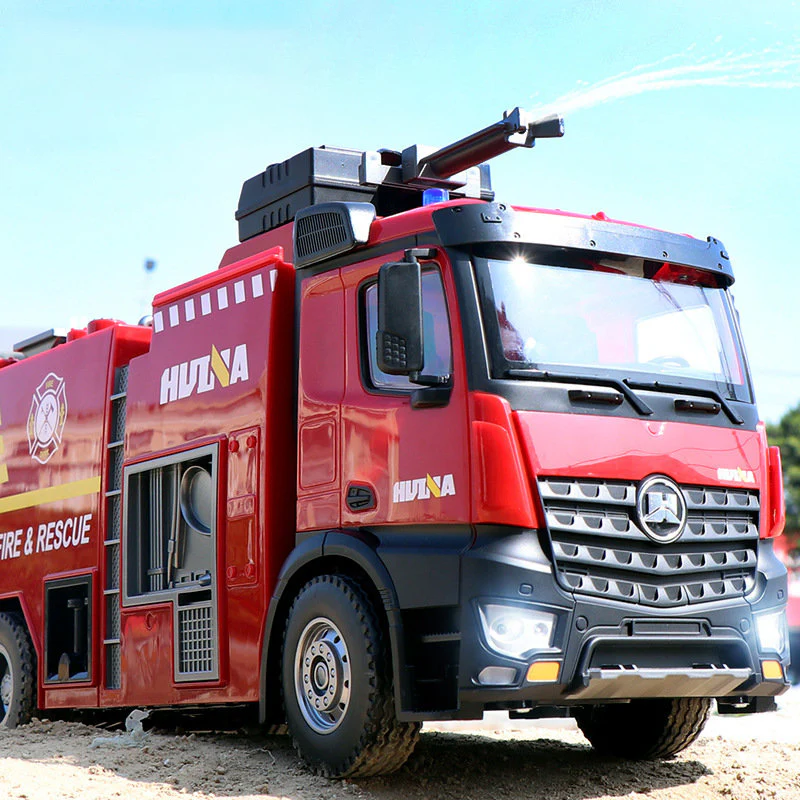 Camión de Bomberos RC HUINA con cañón de agua 1/14