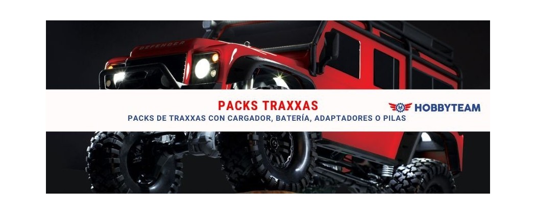Packs Traxxas · TRX-4 Defender y Pathfinder con LiPo y Cargador | Hobbyteam