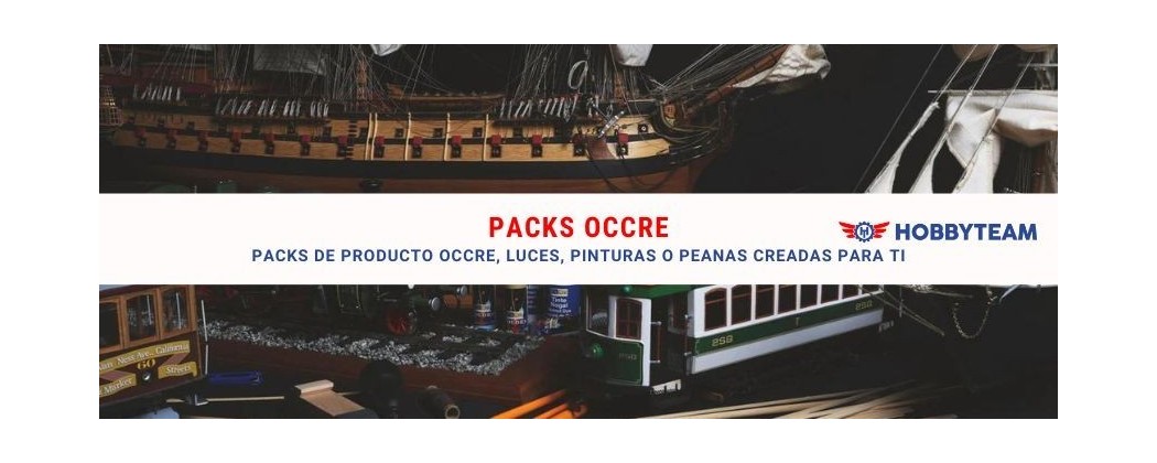 Packs Occre · Maquetas de Barco y Avión con Pinturas Incluidas | Hobbyteam