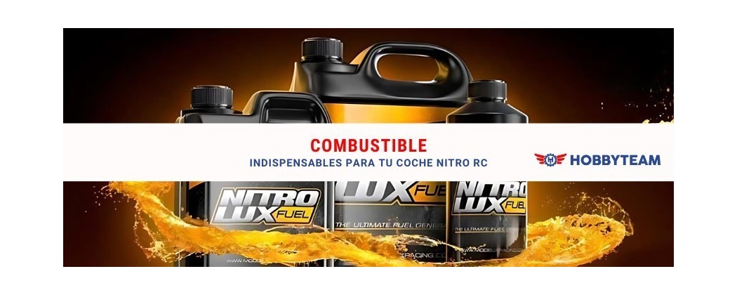 Combustible RC · Mezcla Nitro y Gasolina · Nitrolux | Hobbyteam