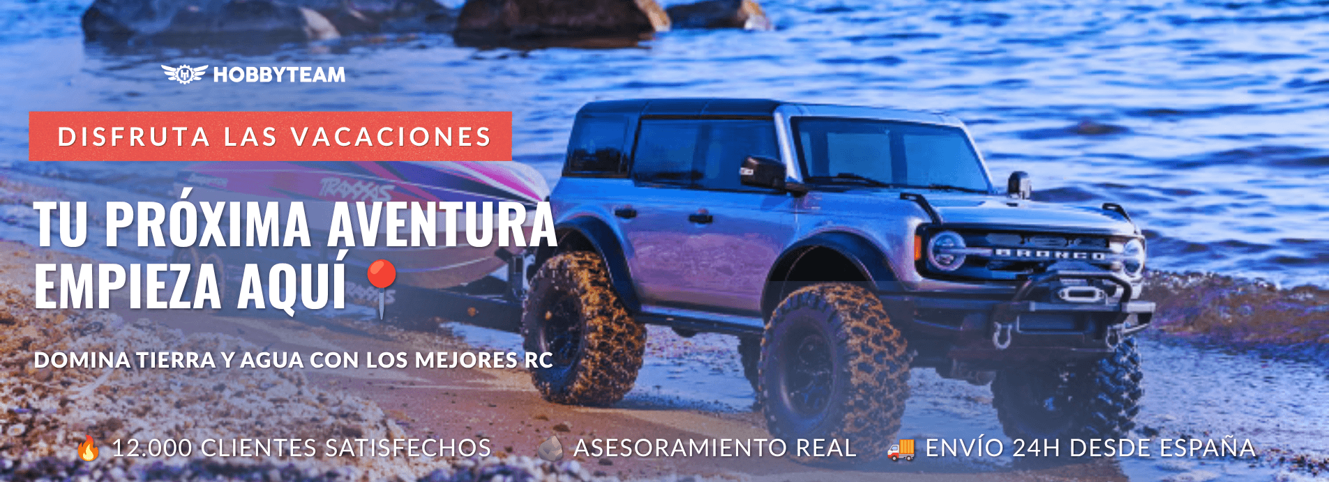 Disfruta de las vacaciones con radiocontrol y modelismo gracias a Hobbyteam, tu tienda RC y Modelismo